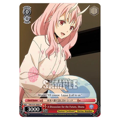 Weiss Schwarz That Time I Got Reincarnated as a Slime Vol.3 A Discussion for...