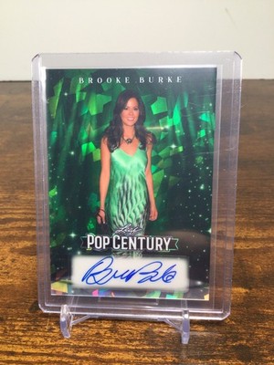 BROOKE BURKE  2026 Leaf Pop Century Auto Green Ice #'d 3/3 Autograph 