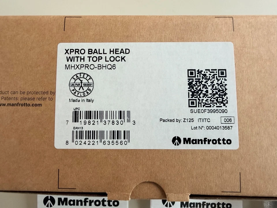 MANFROTTO KUGELKOPF MHXPRO-BHQ2 SCHNELLWECHSELSYSTEM, Restgarantie bis 05/2027 - Bild 4 von 4