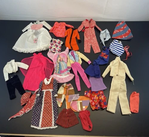 Vintage Barbie Dolls 80s-90s  Clothes Lot Mattel