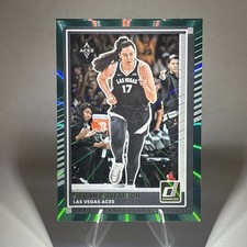 Megan Gustafson 2025 Donruss WNBA Teal Laser 36 #040 /125 Las Vegas Aces