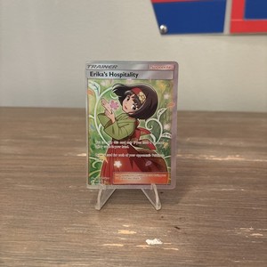Carte Pokémon Erika's Hospitality Alt Art PSA 10 - Soleil & Lune CSM2DC, Chinois, Notée 10
