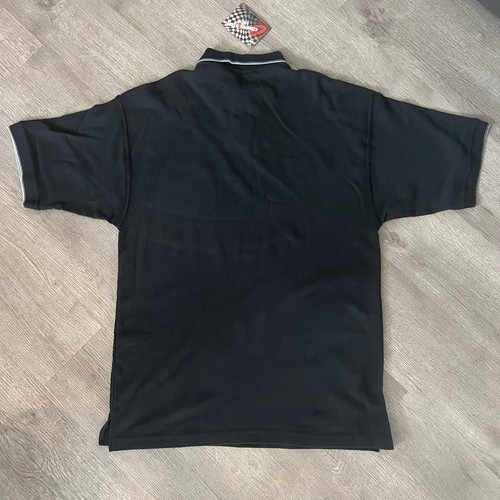 VTG Dale Earnhardt Polo Shirt Mens XL Black Goodwrench Service Racing NASCAR NWT - Picture 2 of 13