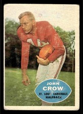 1960 Topps John David Crow #105 - St. Louis Cardinals