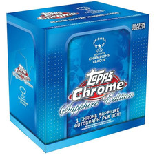 2025-26 Topps Chrome Sapphire UEFA Women's Champions League Hobby Box New/Sealed