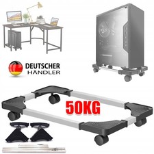 Carrello PC Computer PC Tower Carrello Supporto Ufficio Carrello Attrezzi con 4 Ruote