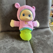 Lullaby Gloworm Hasbro Playskool 2011 GLOW WORM Pink Lights Up Plays Music Worki