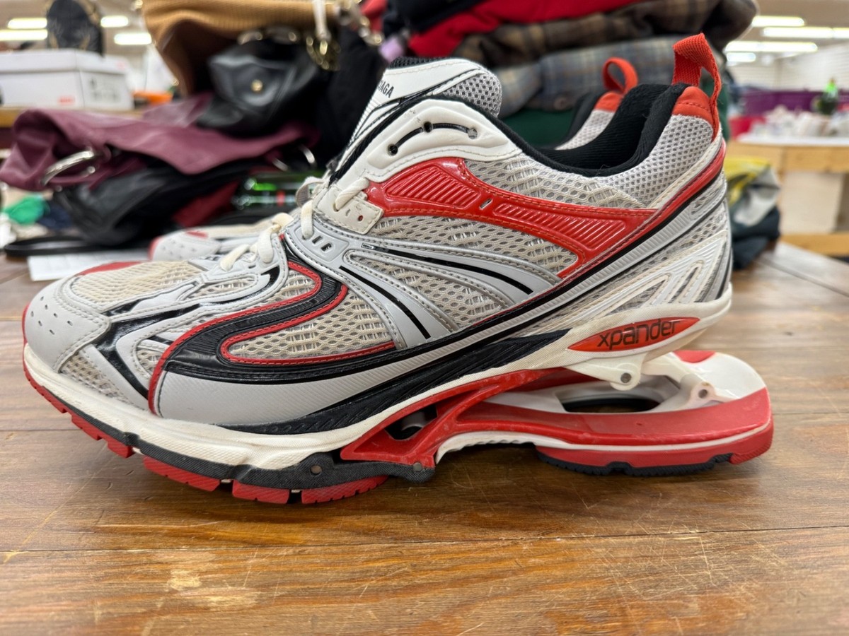 シューズ BALENCIAGA Xpander Balenciaga X-Pander Red Silver- Size 12 | eBay