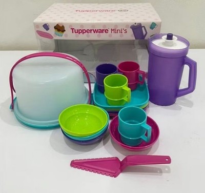 TUPPERWARE Limited Edition Mini Party Set With Gift Box For Kids BPA Free