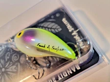 Bandit 200 Frank Scalish Signature Bluetreuse Orange Fishing Lure Ltd Ed 294/600