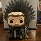 Funko POP! Deluxe: GOT - Ned Stark on Throne - Game Of Thrones - Collectable Vin