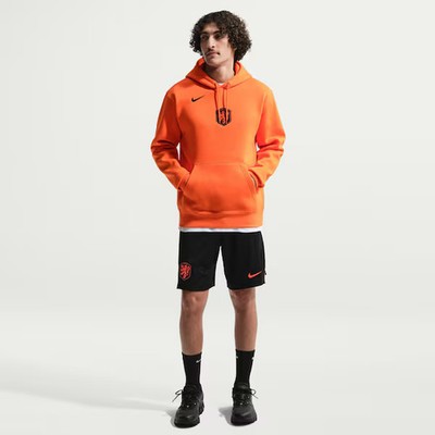 Nike Netherlands National Team Hoodie Orange Men's Licensed