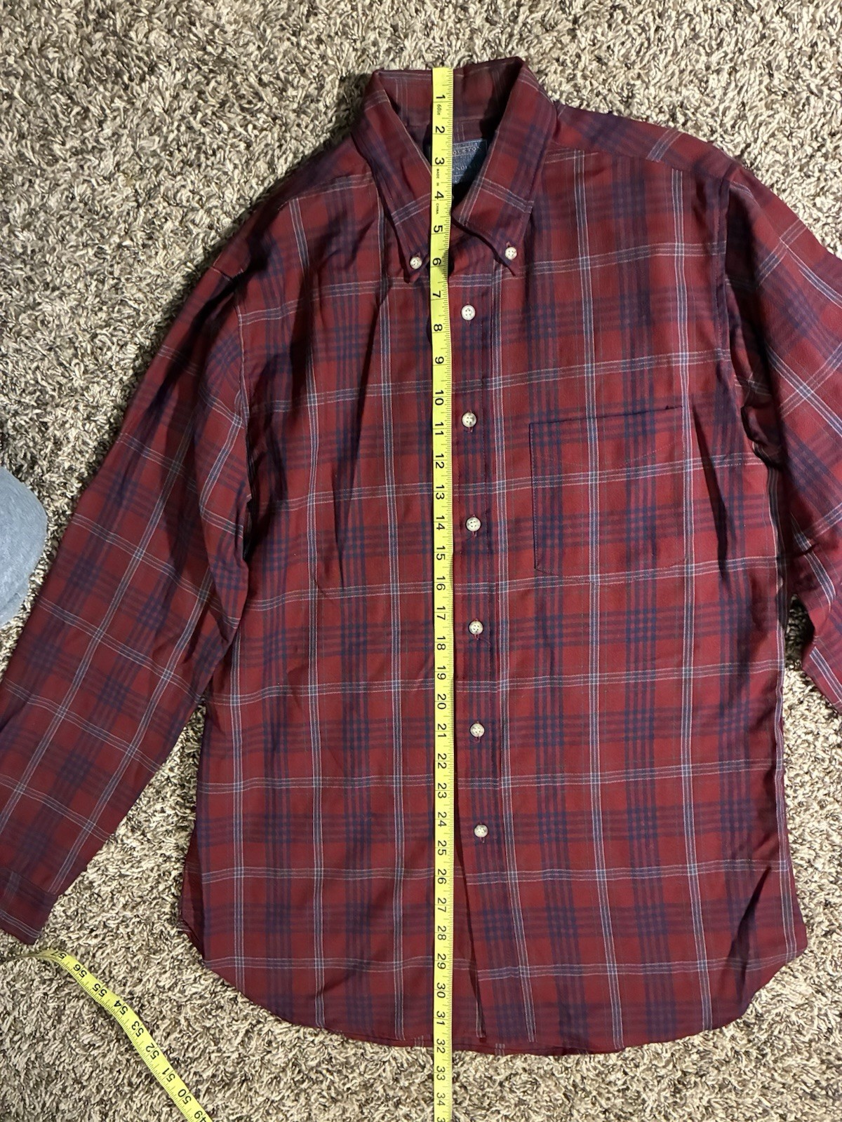 VTG Pendleton Long Sleeve Button Down Tartan Wool… - image 7