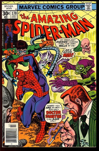Amazing Spider-Man #170 High Grade Bronze Age Superhero Marvel Comic 1978 VF
