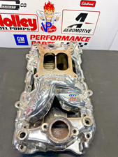 Edelbrock Rpm Air-gap Intake Manifold Big Block Chevy 396-502 Oval Port Chrome Edelbrock Rpm Air-gap Intake Manifold Big Block Chevy 396-502 Oval Port Chrome