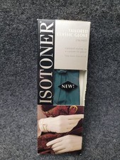 Vintage Isotoner Gloves Womens One Size Green Tailored Classic Stretch Unlined