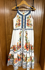 Farm rio white tapestry sundress with flowers small