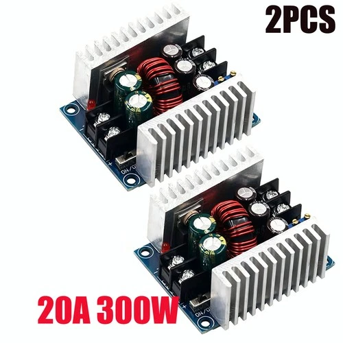 2PCS DC-DC Converter 20A 300W Buck Boost Step Down Adjustable Power Charger - product listing photo