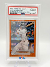 2022 Topps #PDC146 Pro Debut Heston Kjerstad Chrome Orange Lava /25 PSA 10