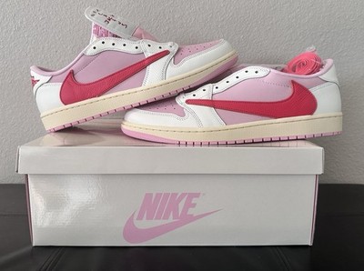 Size 13 - Travis Scott x Air Jordan 1 OG SP Low Sail/Tropic Shy Pink