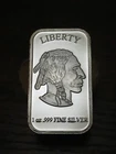 1oz Of 999 Fine Silver In This 1 Ounce Buffalo Bar 🦬