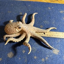 Vintage AAA Octopus Figure Realistic Sea Creature Toy 8  Rubber Model VGUC