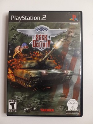 Seek and Destroy (Sony PlayStation 2, PS2 - 2002) Complete with Manual