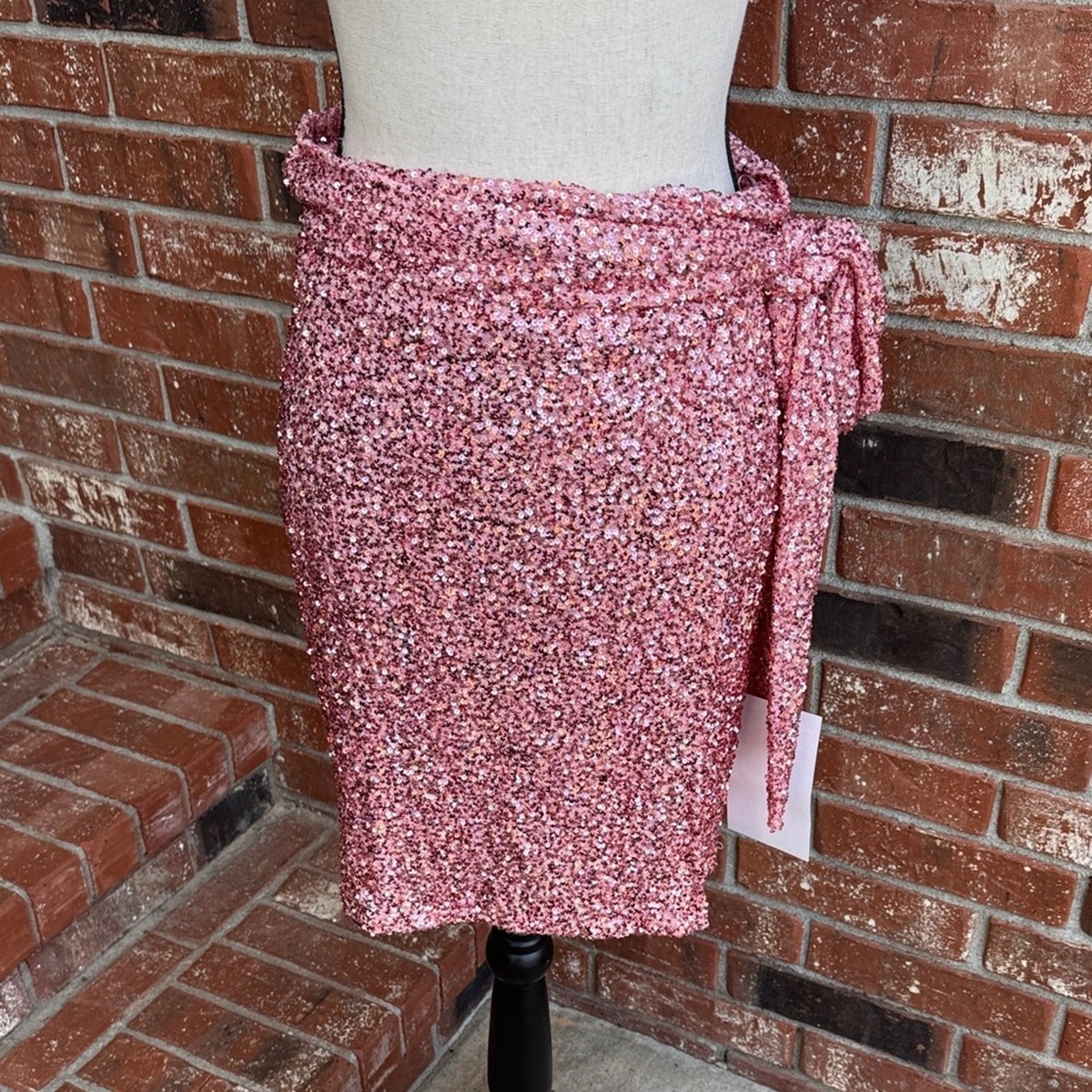 never fully dressed glitter skirt Never Fully Dressed JASPRE SKIRT - Wrap skirt - silver/silver-coloured