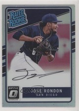 2017 Donruss Optic Rated Rookies Base Holo Prizm /150 Jose Rondon #175 Auto im4