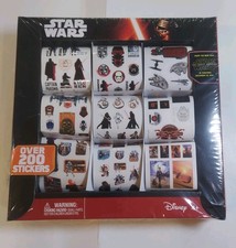 Star Wars 9 Roll Sticker Box Set 200 Stickers New