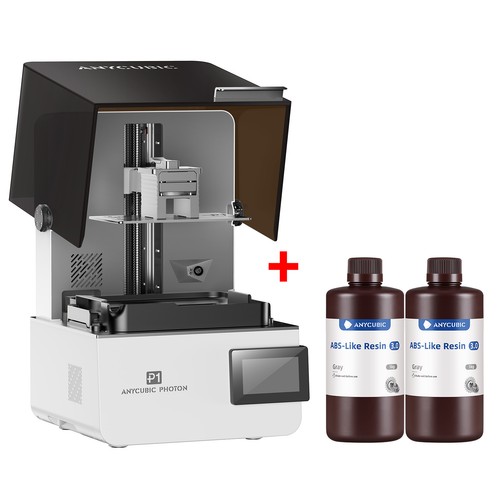 ANYCUBIC Photon P1 14K LCD 3D Printer Dual-Material Print+2KG ABS-Like Resin 3.0