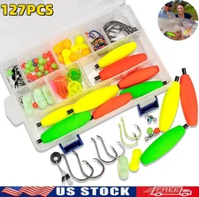127 PCS Catfishing Tackle Making Kit Catfish Rig Accessories Catfish Tackle Gift