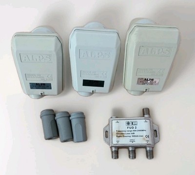 3 Single LNB Sat Digital HD UHD 4K + DiseqC Schalter