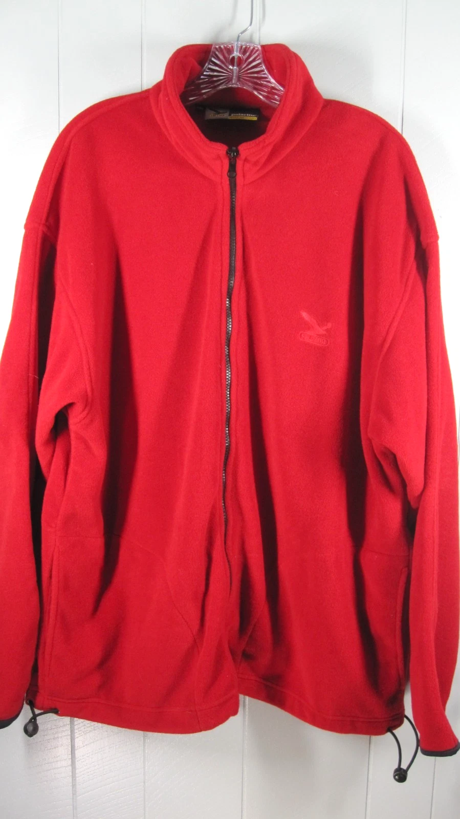 Salwa Jacket Men's XXL Red Polarlite Fleece Full Zip Toggle Waist Outdoor VTG