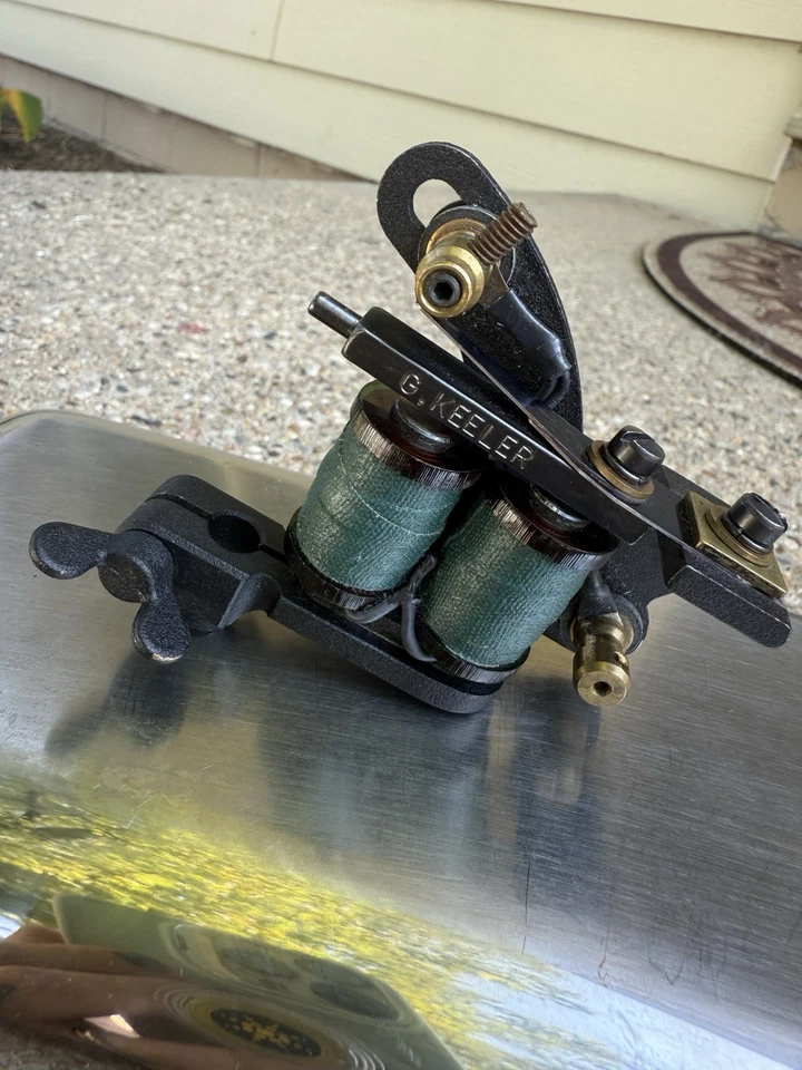 GEORGE KEELER bobina máquina de tatuaje REVESTIMIENTO Foto 2 de 4