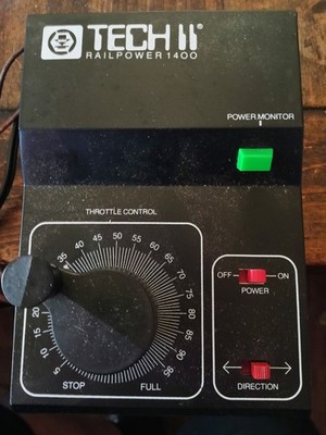MRC Tech II Railpower 1400 Tru-Sound Model Train Controller Transformer