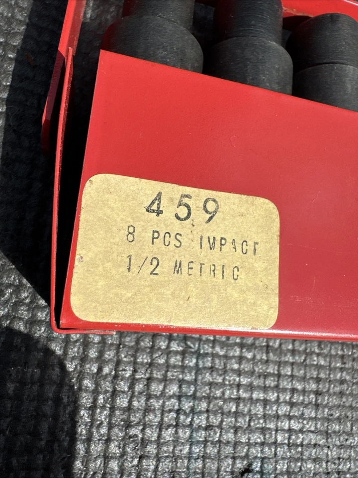 WRIGHT Tools USA Nos 10 件 1/2 英寸驱动 6pt 公制深冲击套筒套装 10-17 毫米 — 第 2/4 张图片