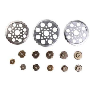 14Pcs Motor Gear Alloy Pinion Cogs For 1/10 Sakura CS S XIS D4 RC Model Car Part