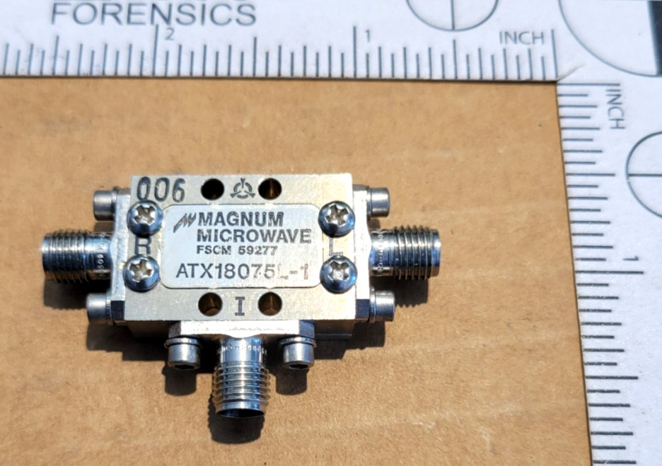 Magnum Microwave ATX18075L-1 SMA RF Double Balanced Mixer 1-18GHz