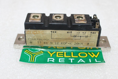 EUPEC TT61N12KOF-K  THYRISTOR/SCR MODULE TT61N12KOFK