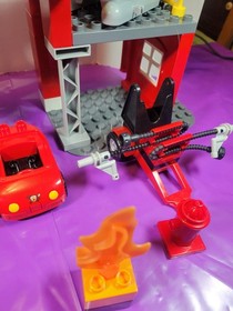 LEGO Duplo 5601 Fire Station Almost Complete. Please Read Description