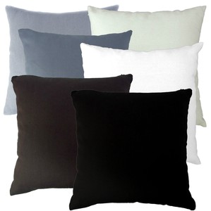 plain canvas pillow covers