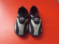 Water Shoes Kids Size 1 Aqua Pool Beach Ocean Swim Easy Wave USA Slip On