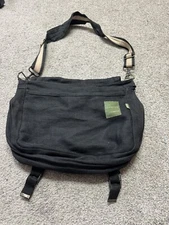 Vintage Hemp Shoulder Bag Ecolution Black