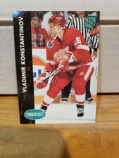 Vladimir Konstantinov 1991 Parkhurst 46 Rookie Card Detroit Red Wings. rookie card picture