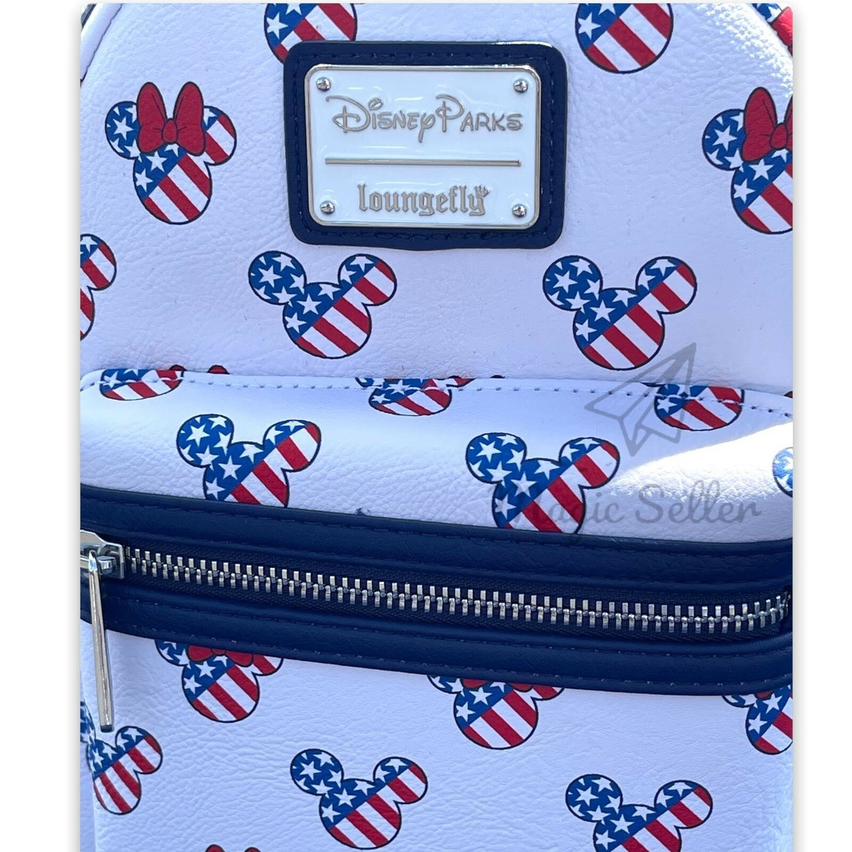 Loungefly Mini Backpack Disney Mickey & Minnie Americana