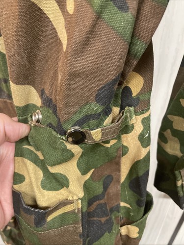 Vintage Game Winner Camouflage Coveralls Men's Large Jumpsuit Military Camo - Picture 8 of 10