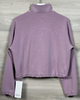 Lululemon Brushed Softstreme Half Zip Pullover Size 8 🌸 Rose