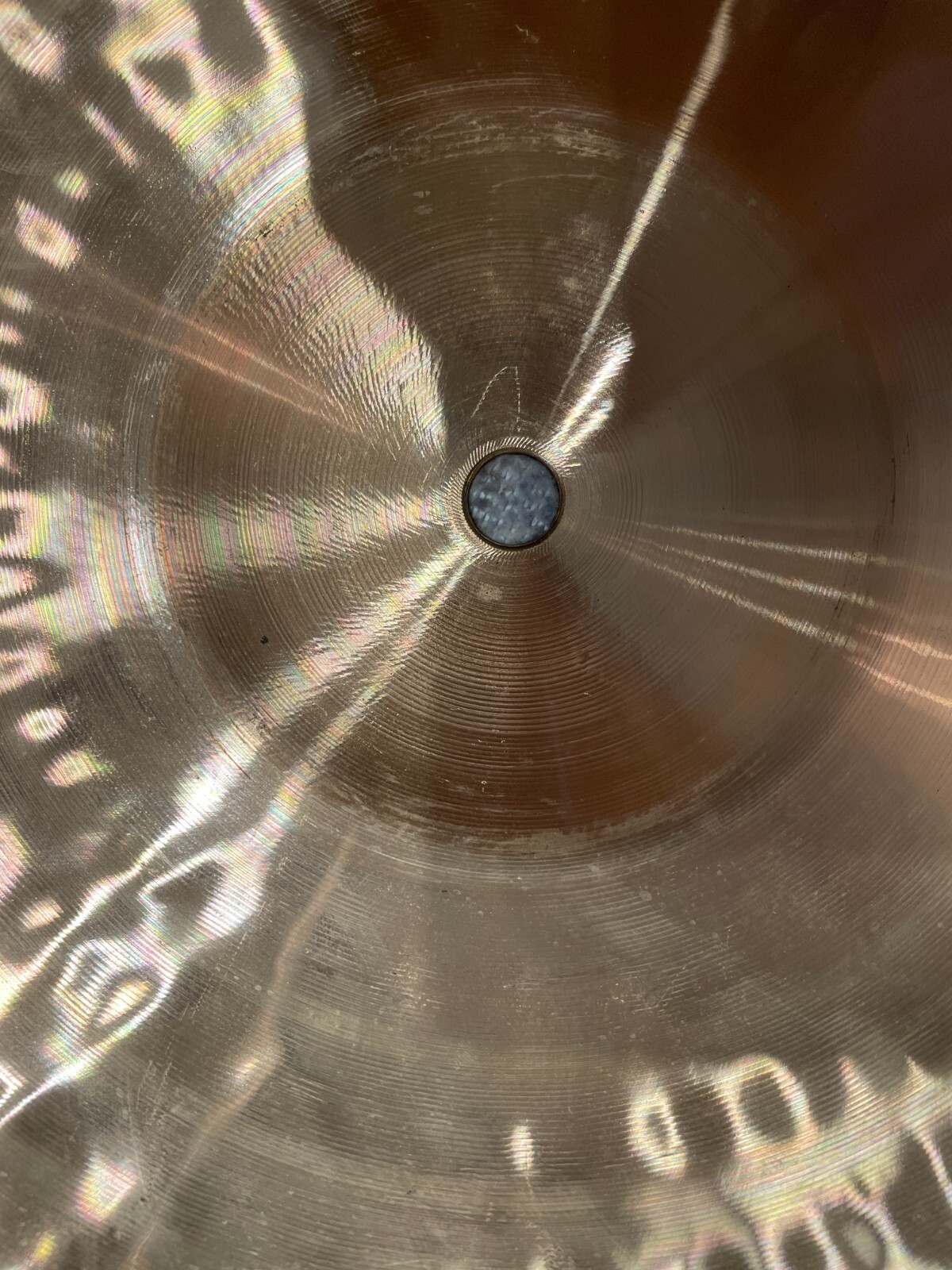 Paiste Alpha 14" Medium Hi Hat Cymbals Vintage Logo Used Good