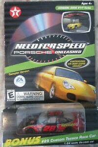 28 Custom Texaco Race Car Need For Speed Porsche Unleashed W Pc Bonus Game Ebay